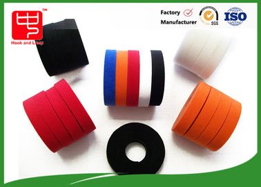 Colored Hook And Loop Tape Nylon / Polyester Material 500 Meters