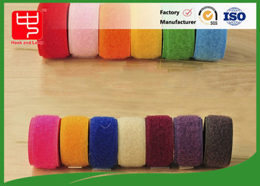 Çift Taraflı Kanca Ve Döngü Bant 10 ~ 50mm Naylon Karışımı Polyester / Naylon