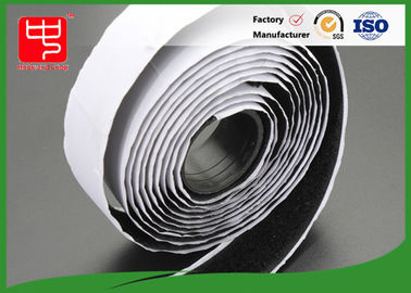 Isı Direnci% 50 Naylon ve% 50 Polyester Yapışkanlı Kanca Ve Döngü Bandı