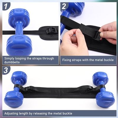 Geniş 2 Inç Düzenlenebilir Kalça Eğitim İndirim Kemeri Dumbbells için Özel Baskı Kabul