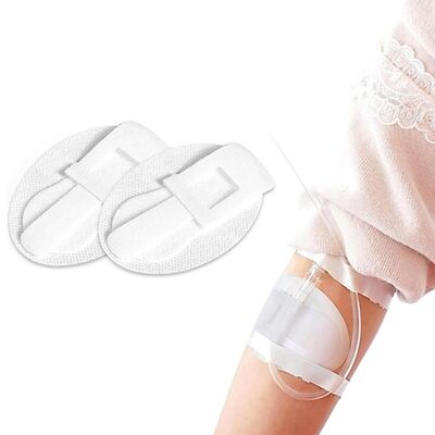 Factory Catheter Fixation Tube Stabilization Device Holder Velcro Tape With Back Adhesive