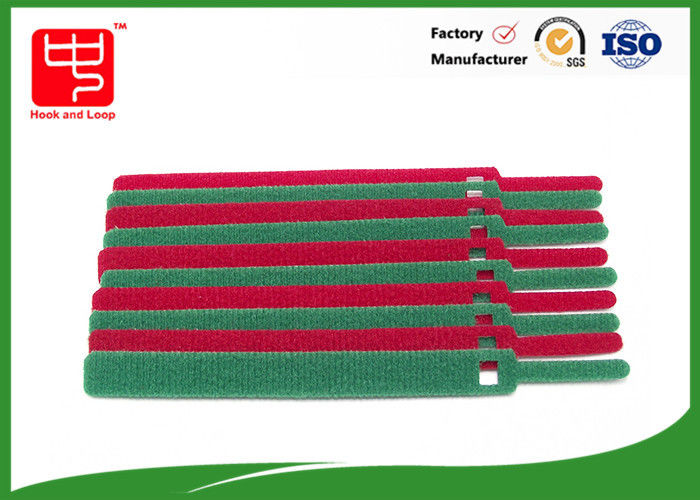 Güçlü küçük delik 100pcs / polybag renkli kanca ve loop kablo kravat tutmak